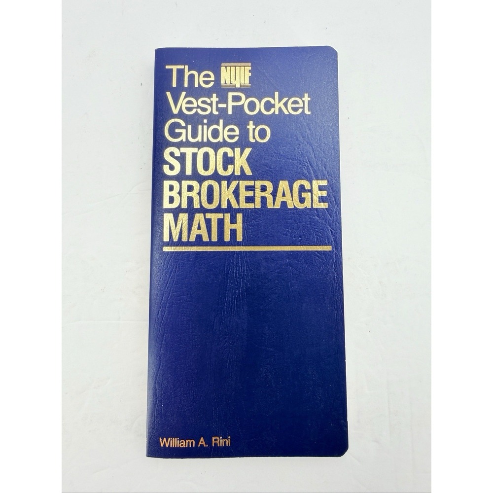 The Vest Pocket Guide To Stock Brokerage Math